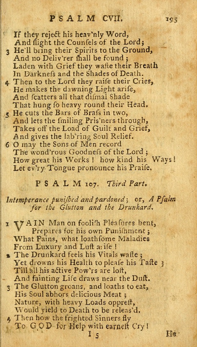 The Psalms of David: imitated in the language of the New Testament. page 195