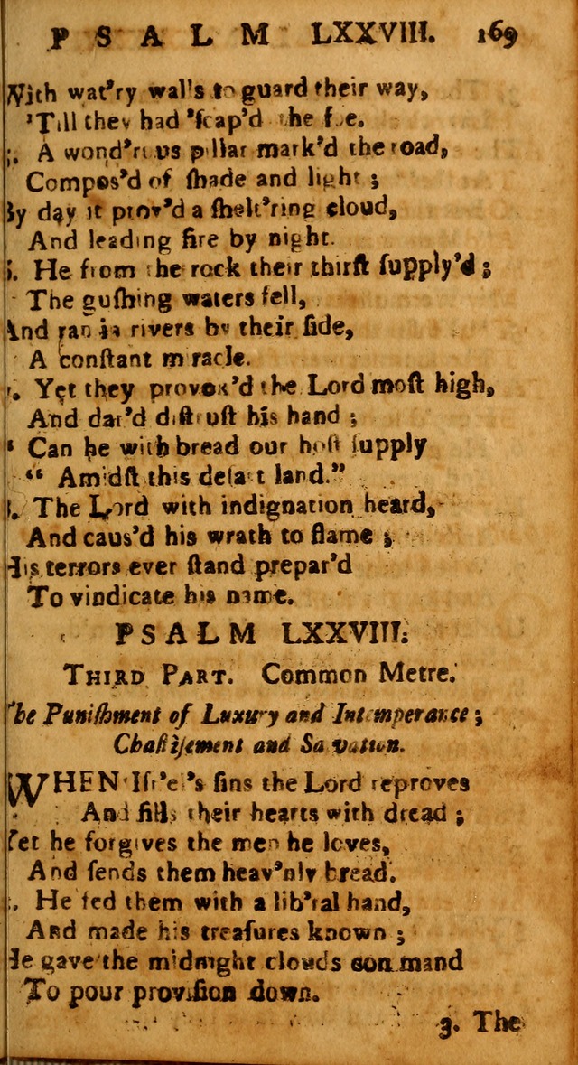 The Psalms of David: imitated in the language of the New Testament, and applied to the Christian state and worship page 169