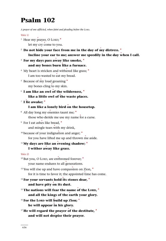 Psalms for All Seasons: a complete Psalter for worship page 638