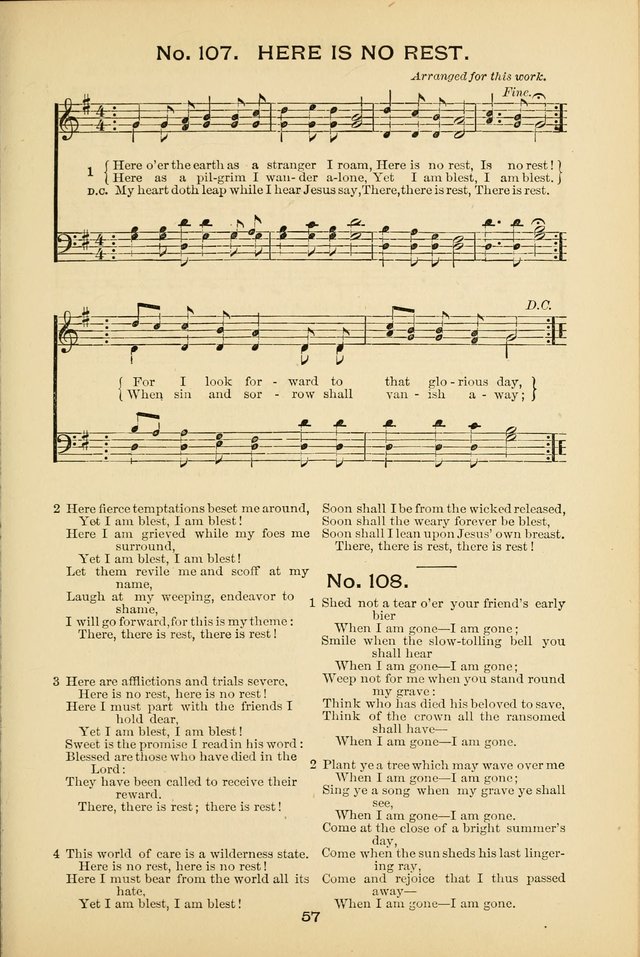 Precious Gems No. 1: for Revival Meetings, Sabbath-schools, Church Services, and Devotional Singing page 56