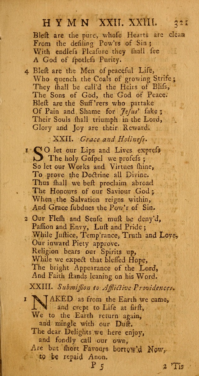 The Psalms Hymns and Spiritual Songs of the Old and New Testament, faithfully translated into English Metre: being the New-England Psalm-Book, revised and improved... (2nd ed.) page 321