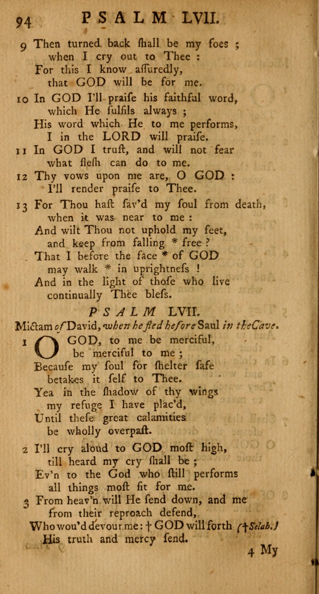 The Psalms Hymns and Spiritual Songs of the Old and New Testament, faithfully translated into English Metre: being the New-England Psalm-Book, revised and improved... (2nd ed.) page 94