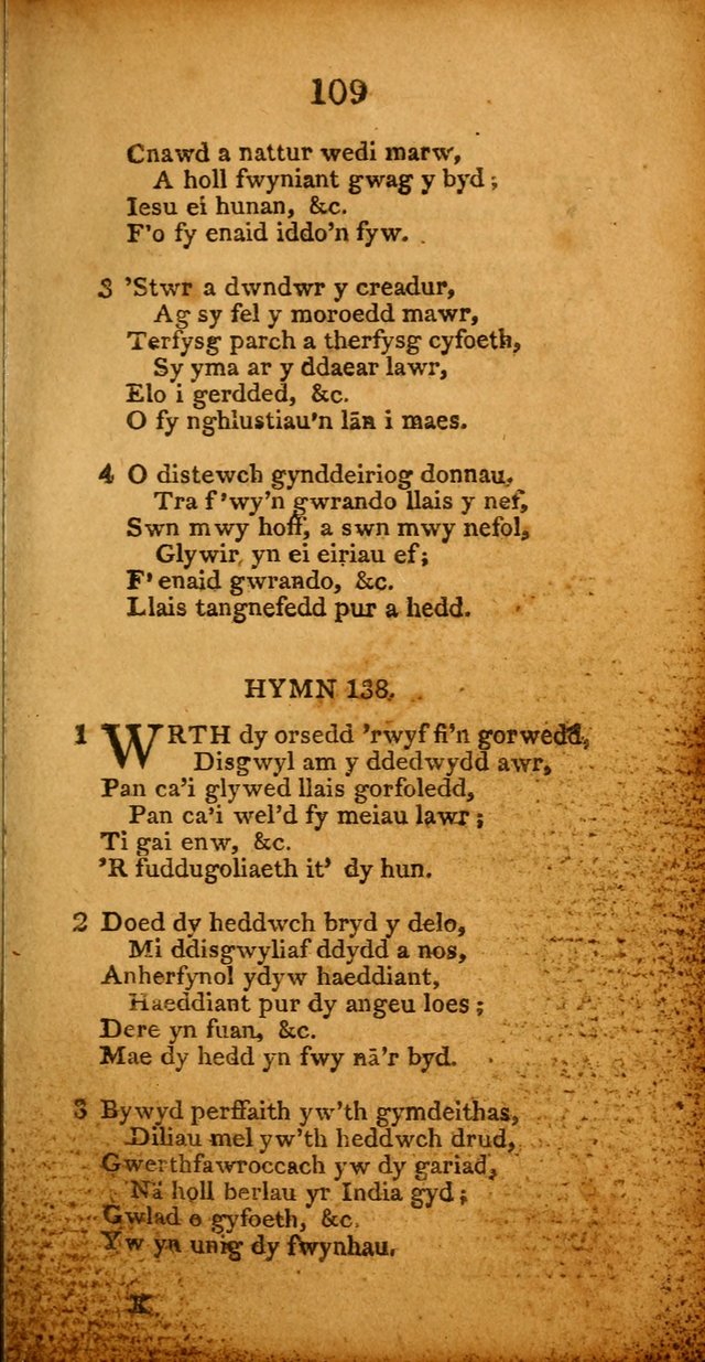 Pigion o Hymnau page 109