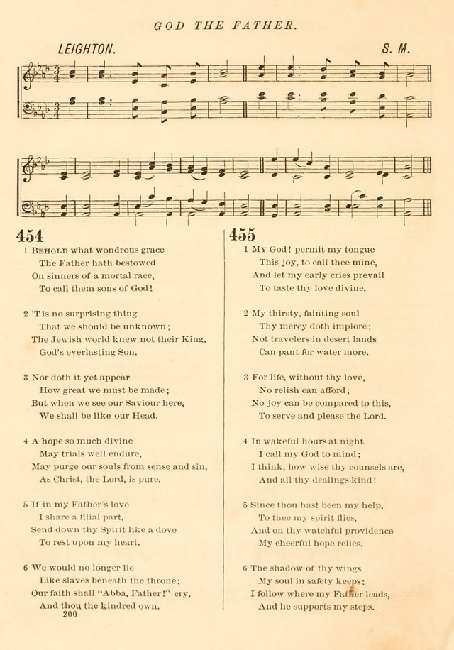 The Presbyterian Hymnal page 200