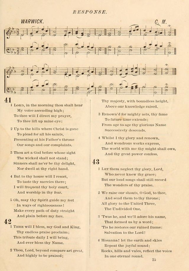 The Presbyterian Hymnal page 25