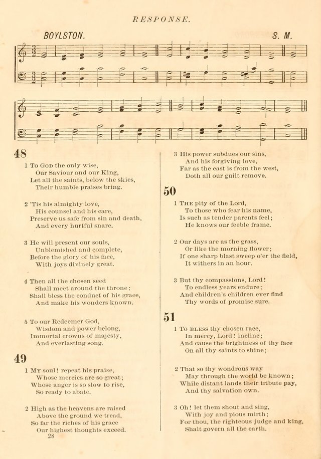 The Presbyterian Hymnal page 28