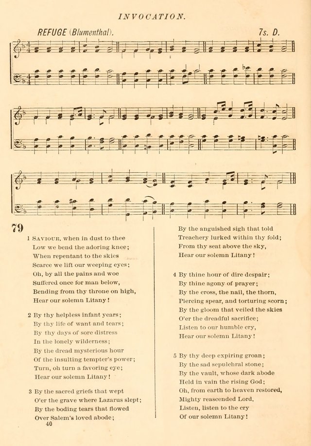 The Presbyterian Hymnal page 40