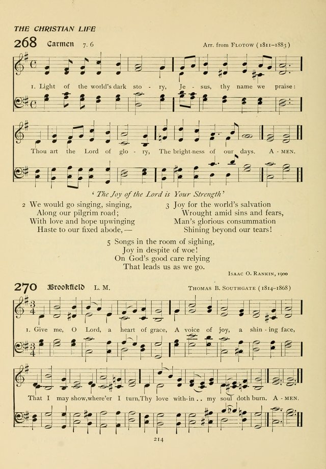 The Pilgrim Hymnal page 214