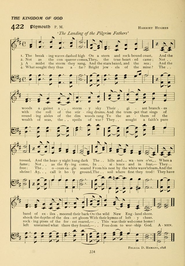 The Pilgrim Hymnal page 334