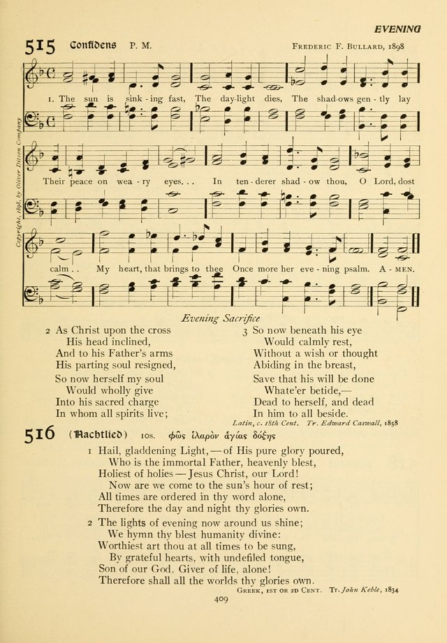 The Pilgrim Hymnal page 409