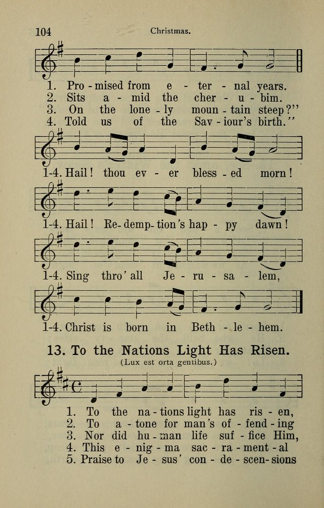 The Parish Hymnal page 104
