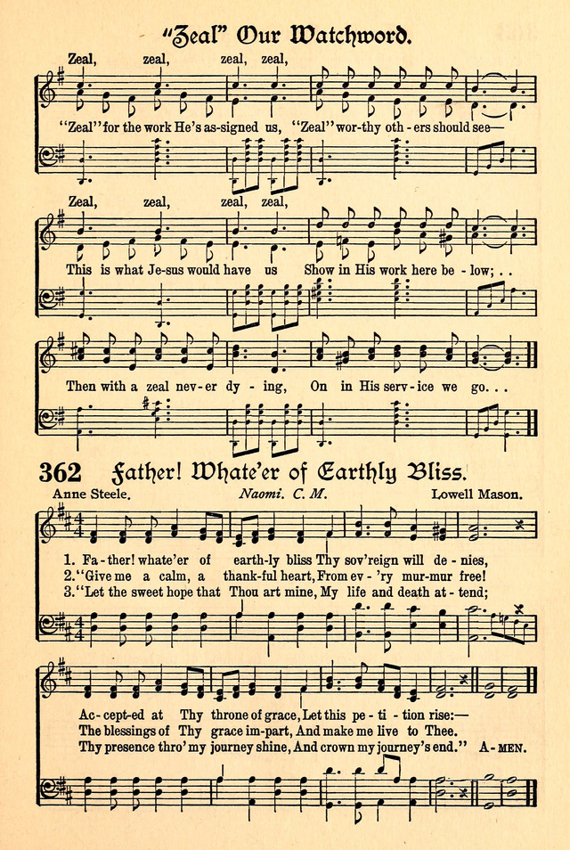 The Popular Hymnal page 317