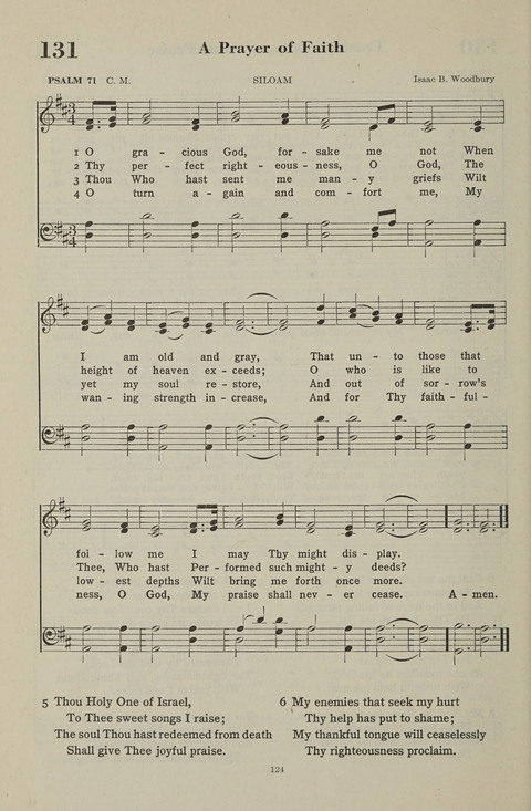 The Psalter Hymnal: The Psalms and Selected Hymns page 124