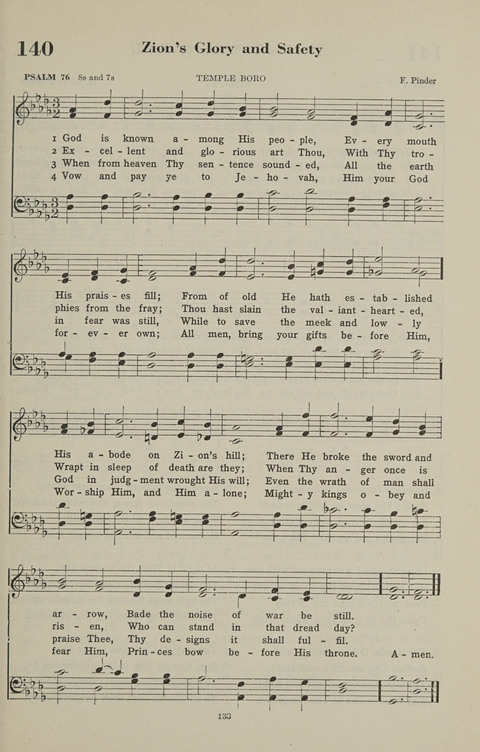 The Psalter Hymnal: The Psalms and Selected Hymns page 133