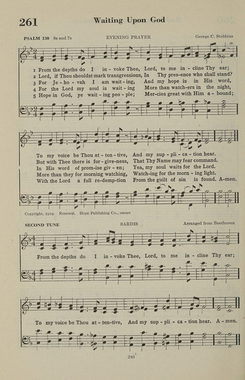 The Psalter Hymnal: The Psalms and Selected Hymns page 240
