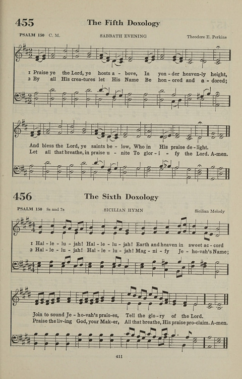 The Psalter Hymnal: The Psalms and Selected Hymns page 411