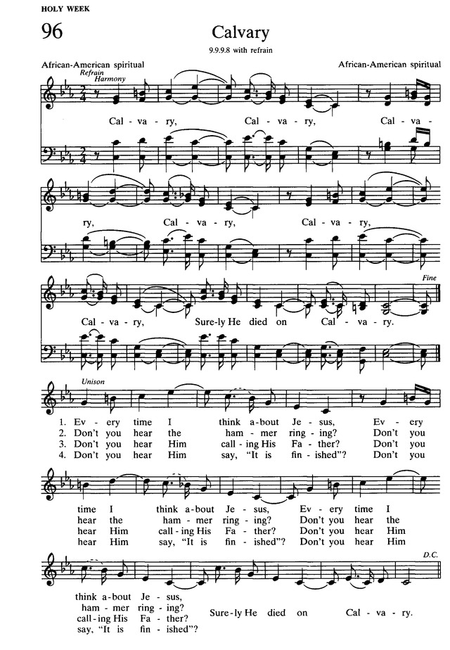 The Presbyterian Hymnal: hymns, psalms, and spiritual songs page 108
