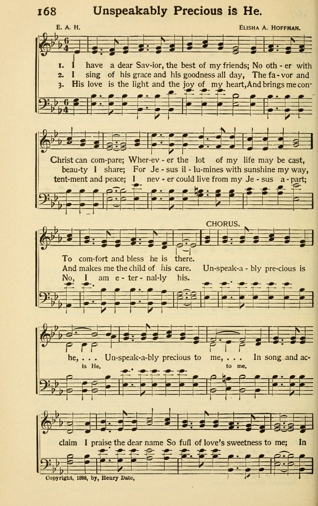 Pentecostal Hymns Nos. 3 and 4 Combined page 168