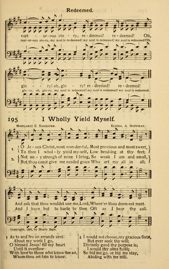 Pentecostal Hymns Nos. 3 and 4 Combined page 195