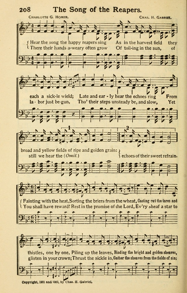 Pentecostal Hymns Nos. 3 and 4 Combined page 208