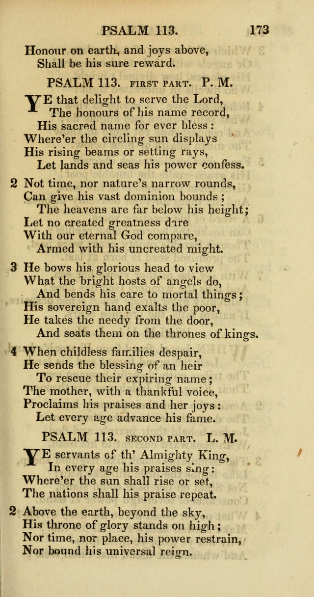 Psalms and Hymns Adapted to Public Worship, and Approved by the General Assembly of the Presbyterian Church in the United States of America page 175