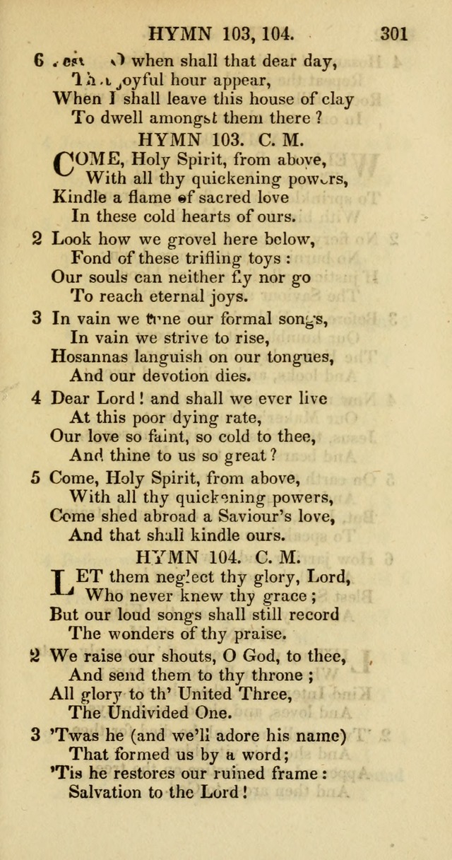 Psalms and Hymns Adapted to Public Worship, and Approved by the General Assembly of the Presbyterian Church in the United States of America page 303