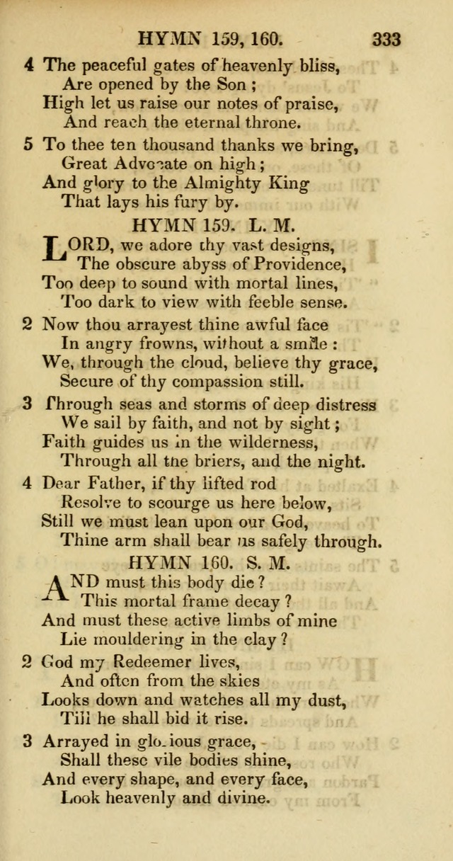 Psalms and Hymns Adapted to Public Worship, and Approved by the General Assembly of the Presbyterian Church in the United States of America page 335