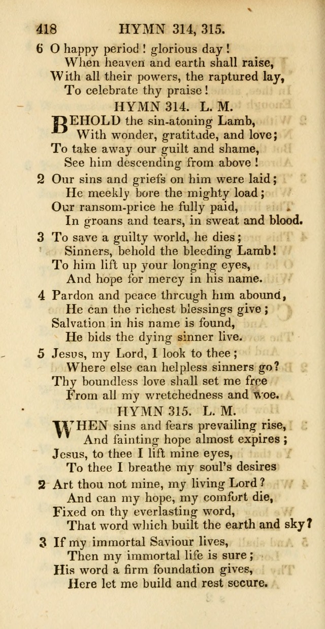 Psalms and Hymns Adapted to Public Worship, and Approved by the General Assembly of the Presbyterian Church in the United States of America page 420