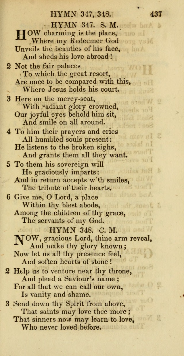 Psalms and Hymns Adapted to Public Worship, and Approved by the General Assembly of the Presbyterian Church in the United States of America page 439