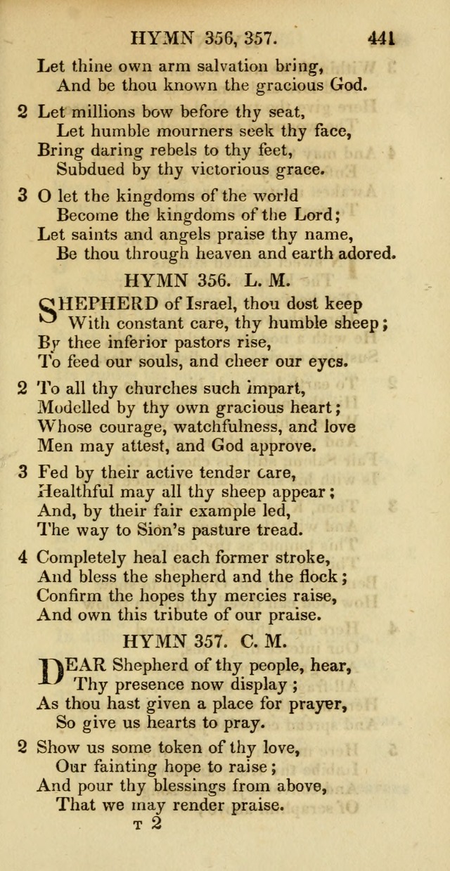 Psalms and Hymns Adapted to Public Worship, and Approved by the General Assembly of the Presbyterian Church in the United States of America page 443