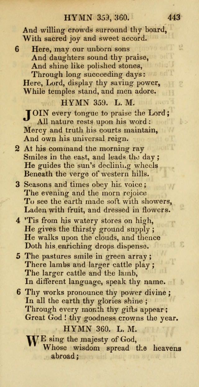 Psalms and Hymns Adapted to Public Worship, and Approved by the General Assembly of the Presbyterian Church in the United States of America page 445