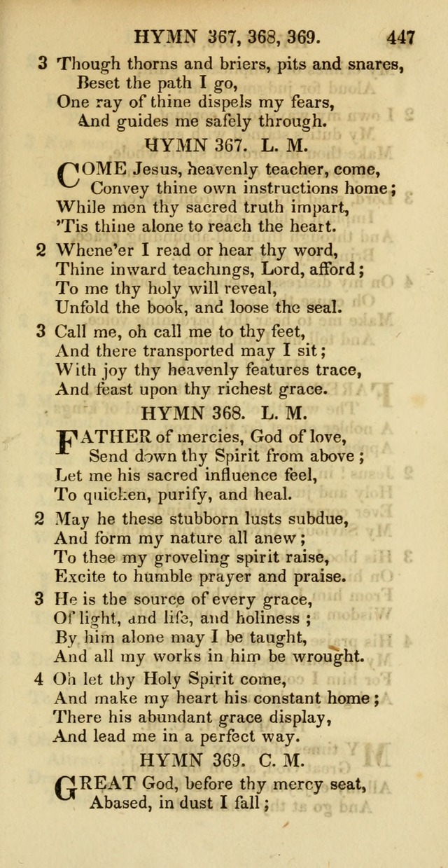 Psalms and Hymns Adapted to Public Worship, and Approved by the General Assembly of the Presbyterian Church in the United States of America page 449
