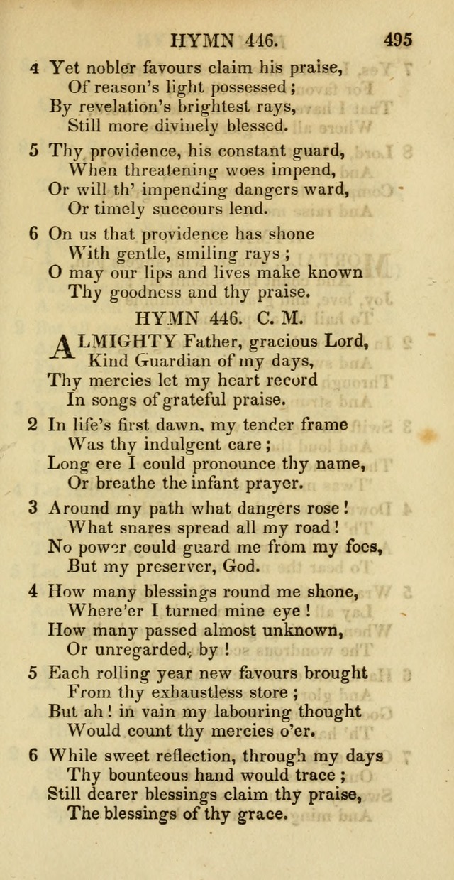 Psalms and Hymns Adapted to Public Worship, and Approved by the General Assembly of the Presbyterian Church in the United States of America page 497