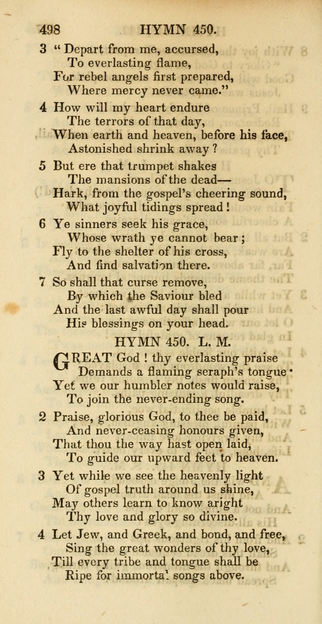 Psalms and Hymns Adapted to Public Worship, and Approved by the General Assembly of the Presbyterian Church in the United States of America page 500