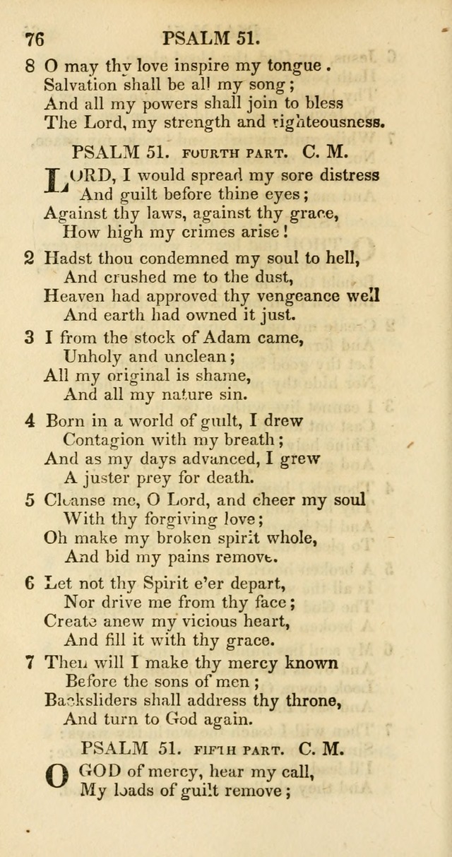 Psalms and Hymns Adapted to Public Worship, and Approved by the General Assembly of the Presbyterian Church in the United States of America page 78