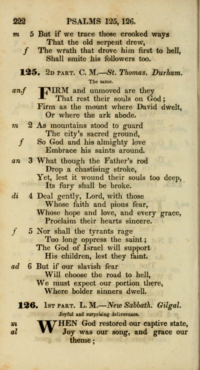 Psalms and Hymns, Adapted to Public Worship: and approved by the General Assembly of the Presbyterian Church in the United States of America: the latter being arranged according to subjects... page 222