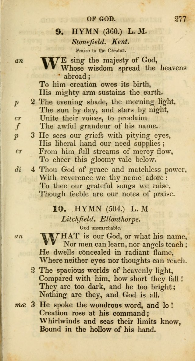 Psalms and Hymns, Adapted to Public Worship: and approved by the General Assembly of the Presbyterian Church in the United States of America: the latter being arranged according to subjects... page 277
