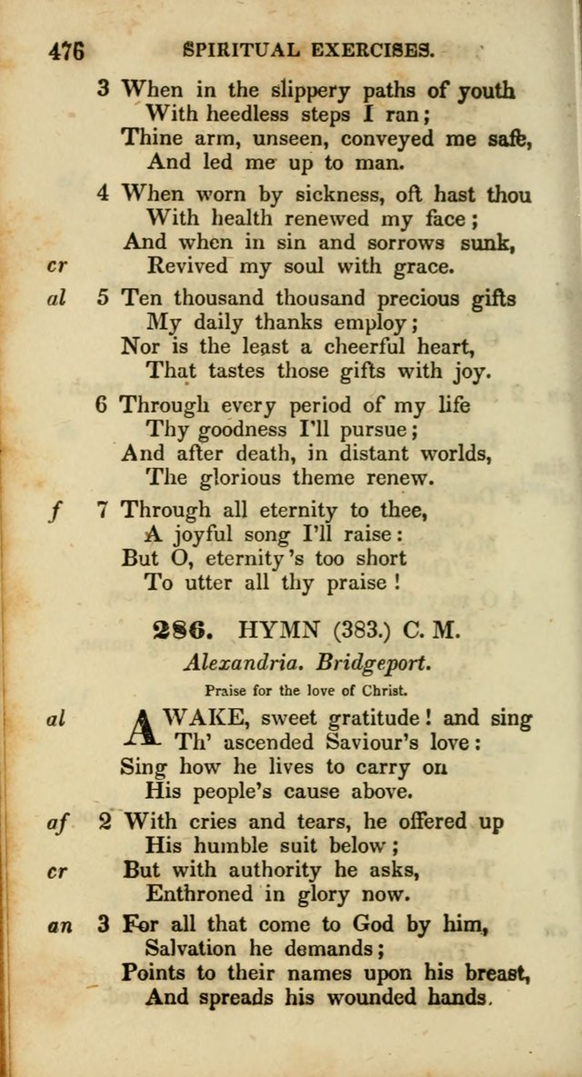 Psalms and Hymns, Adapted to Public Worship: and approved by the General Assembly of the Presbyterian Church in the United States of America: the latter being arranged according to subjects... page 478