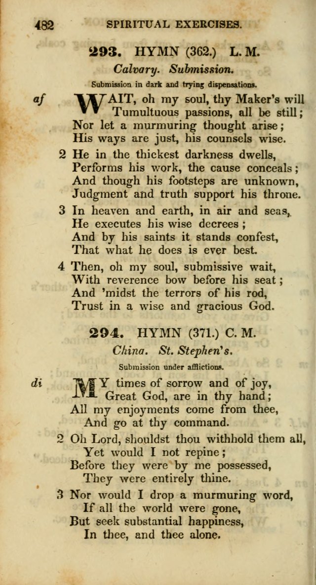 Psalms and Hymns, Adapted to Public Worship: and approved by the General Assembly of the Presbyterian Church in the United States of America: the latter being arranged according to subjects... page 484
