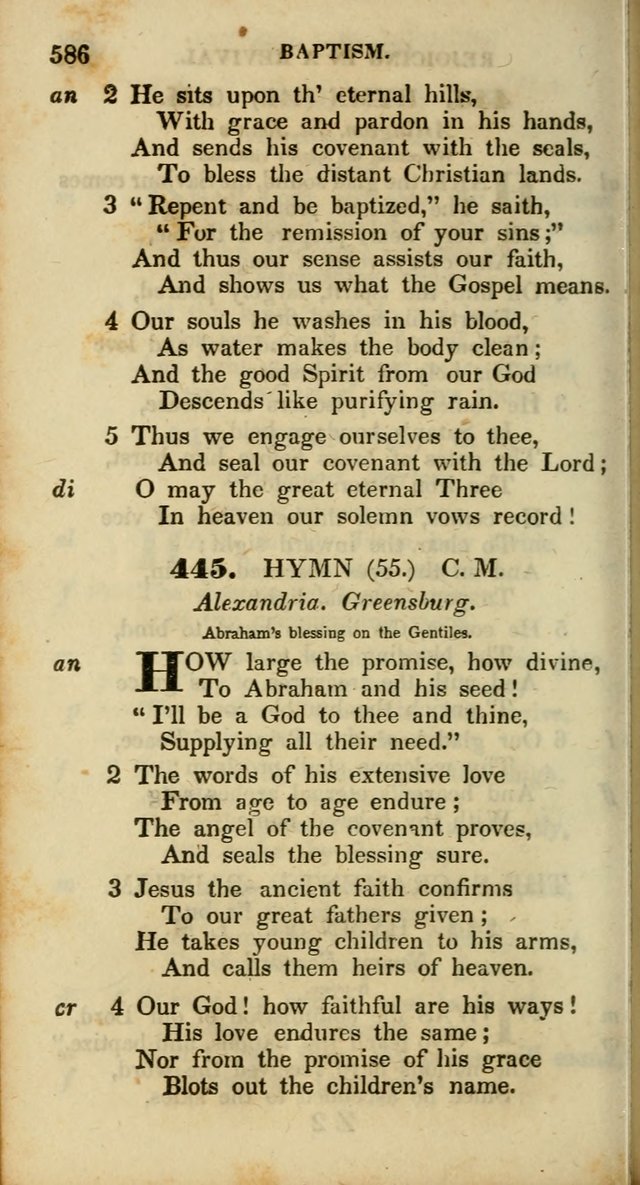Psalms and Hymns, Adapted to Public Worship: and approved by the General Assembly of the Presbyterian Church in the United States of America: the latter being arranged according to subjects... page 588