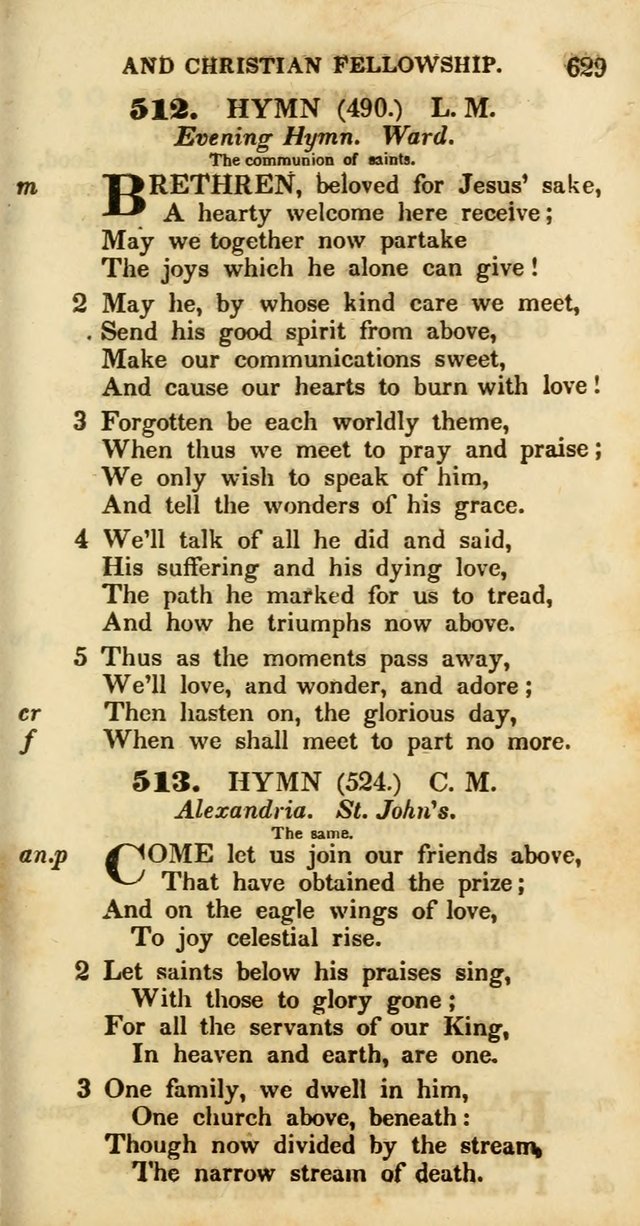 Psalms and Hymns, Adapted to Public Worship: and approved by the General Assembly of the Presbyterian Church in the United States of America: the latter being arranged according to subjects... page 631