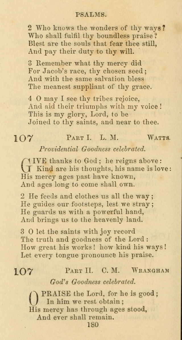 Psalms and Hymns: adapted to social, private and public worship in the Cumberland Presbyterian Chruch page 180
