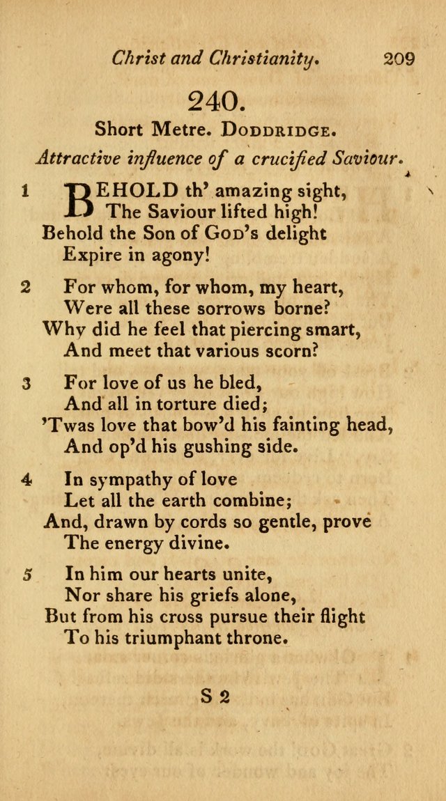 The Philadelphia Hymn Book; or, a selection of sacred poetry, consisting of psalms and hymns from Watts...and others, adapted to public and private devotion page 242