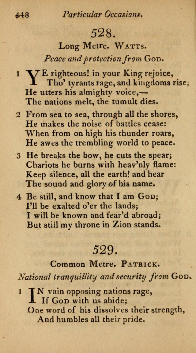 The Philadelphia Hymn Book; or, a selection of sacred poetry, consisting of psalms and hymns from Watts...and others, adapted to public and private devotion page 481