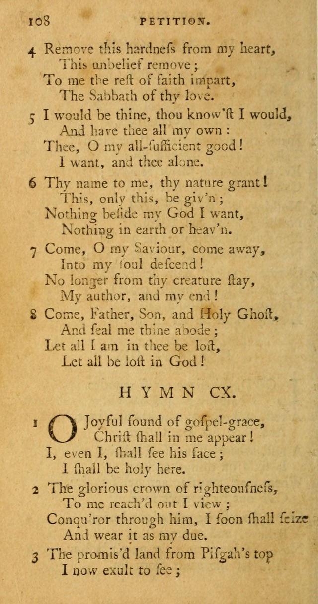A Pocket hymn book, designed as a constant companion for the pious: collected from various authors page 115