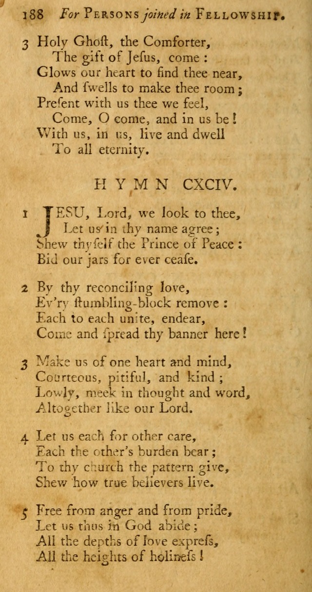 A Pocket hymn book, designed as a constant companion for the pious: collected from various authors page 195