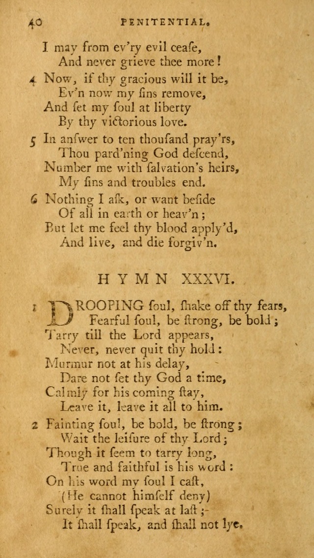 A Pocket hymn book, designed as a constant companion for the pious: collected from various authors page 47