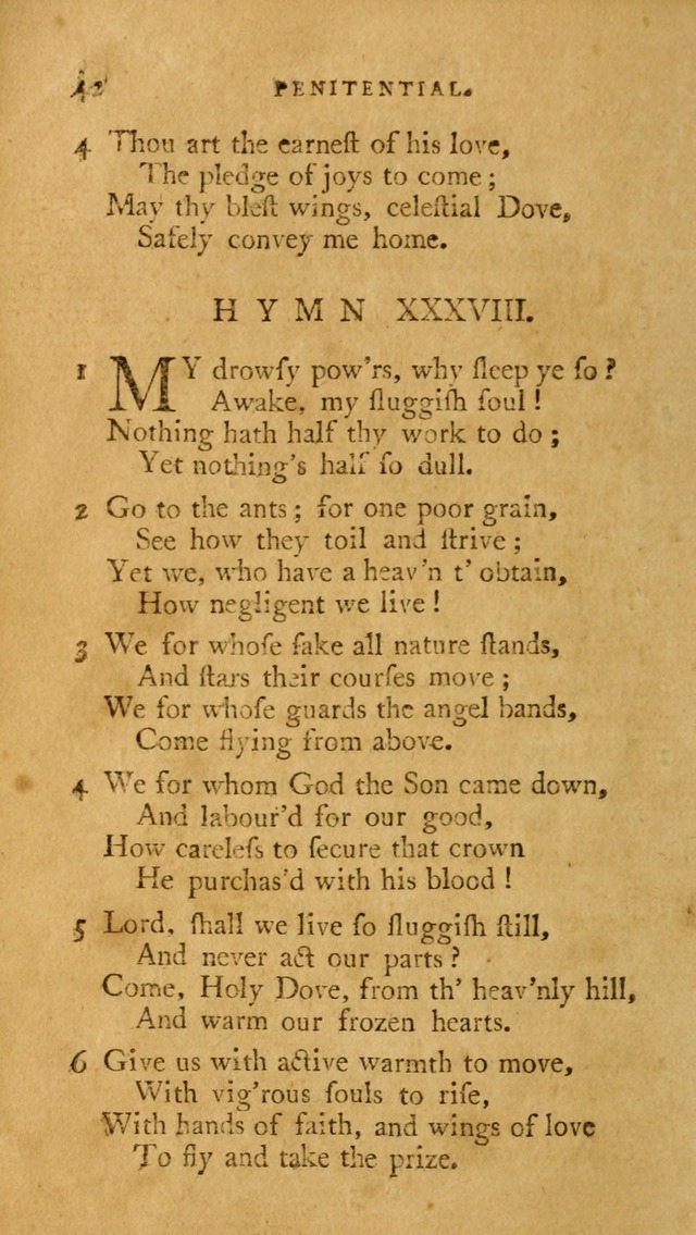 A Pocket hymn book, designed as a constant companion for the pious: collected from various authors page 49