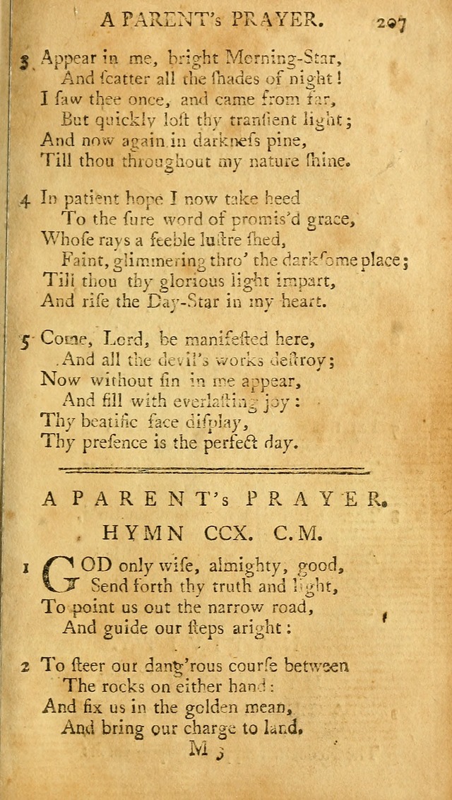 A Pocket hymn-book, designed as a constant companion for the pious: collected from various authors (11th ed.) page 207