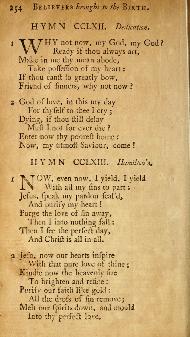 A Pocket hymn-book, designed as a constant companion for the pious: collected from various authors (11th ed.) page 254